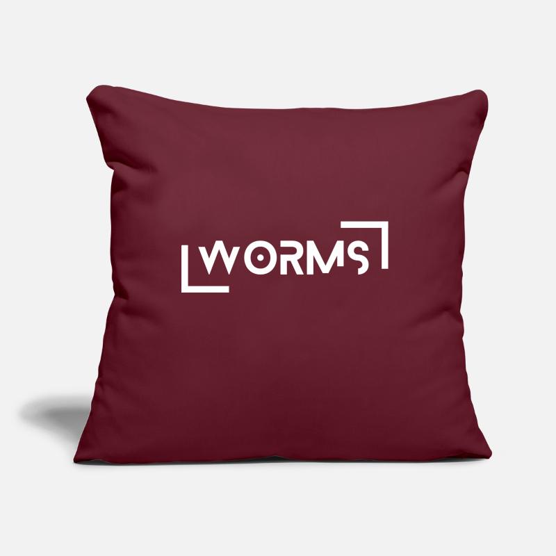 Worms Sofa pillowcase 17,3'' x 17,3'' (45 x 45 cm)