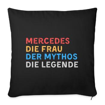 Fau Mythos Legende - Sofakissenbezug 45 x 45 cm - Schwarz - Vorne