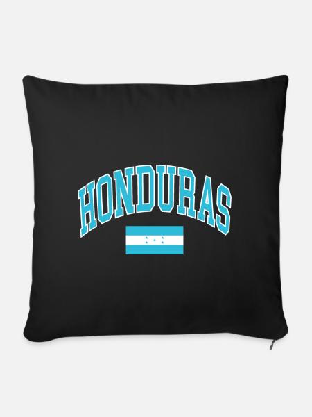 Honduras - Sofakissenbezug 45 x 45 cm - Schwarz