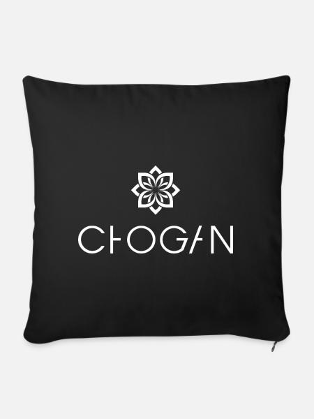 Chogan - Sofakissenbezug 45 x 45 cm - Schwarz