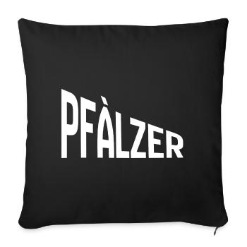 Palatinate - Sofa pillowcase 17,3'' x 17,3'' (45 x 45 cm) - black - Front