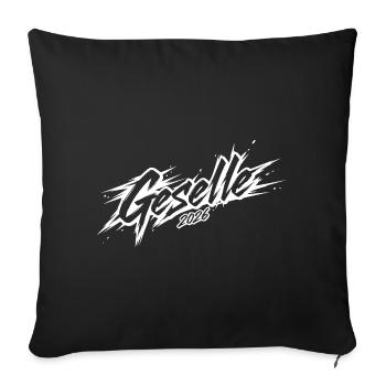 Journeyman 2026 - Sofa pillowcase 17,3'' x 17,3'' (45 x 45 cm) - black - Front