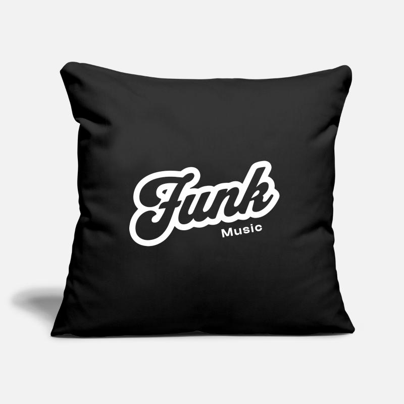 Funk Music Retro Script Logo Sofa pillowcase 17,3'' x 17,3'' (45 x 45 cm)