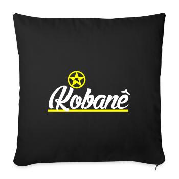 Kobane - Sofa pillowcase 17,3'' x 17,3'' (45 x 45 cm) - black - Front
