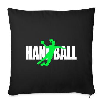 Handball - Sofa pillowcase 17,3'' x 17,3'' (45 x 45 cm) - black - Front