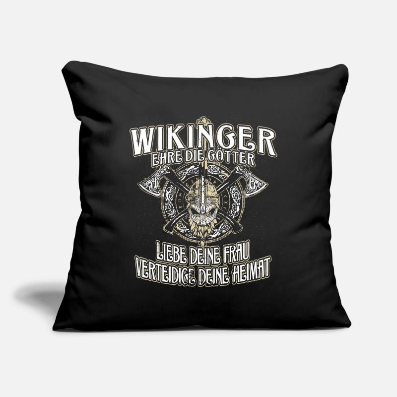 WIKINGER WERTE Sofakissenbezug 45 x 45 cm
