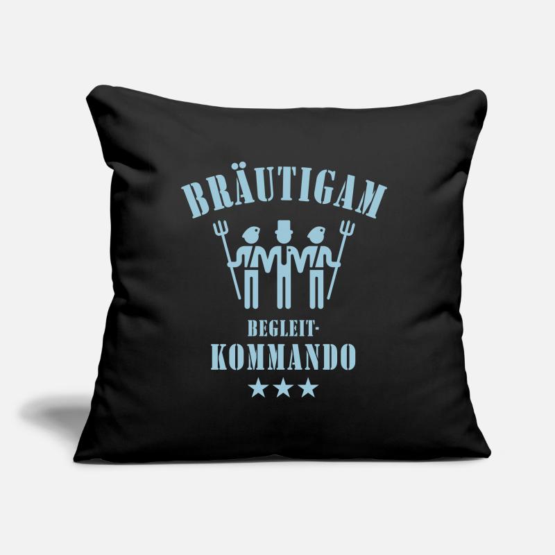 Groom accompanying command (JGA / 1C) Sofa pillowcase 17,3'' x 17,3'' (45 x 45 cm)