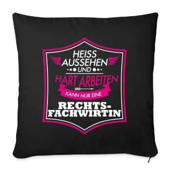 Legal Specialist Shirts / Legal Specialist Sayings - Sofa pillowcase 17,3'' x 17,3'' (45 x 45 cm) - black - Front