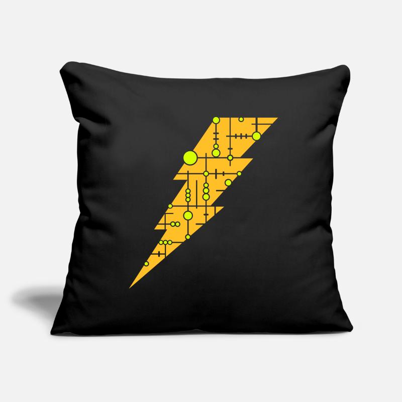 Lightning (pattern) Sofa pillowcase 17,3'' x 17,3'' (45 x 45 cm)