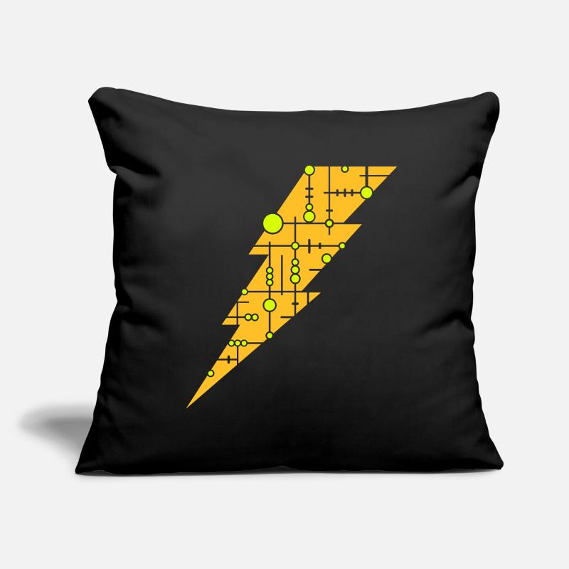 Lightning (pattern) Sofa pillowcase 17,3'' x 17,3'' (45 x 45 cm)