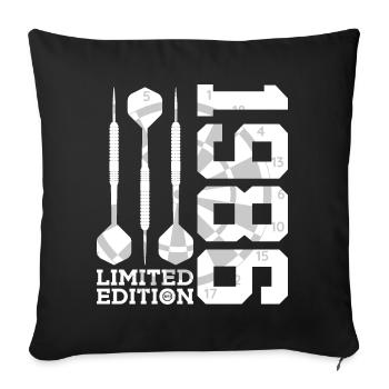ÉDITION LIMITÉE 1986 DARTS 40E ANNIVERSAIRE - Housse de coussin décorative 45 x 45 cm - noir - Devant