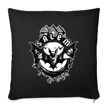 Salem | Witch House - House of the Witch - Sofa pillowcase 17,3'' x 17,3'' (45 x 45 cm) - black - Front