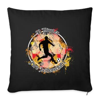 Fußball Leidenschaft München – Urban Soccer - Sofa pillowcase 17,3'' x 17,3'' (45 x 45 cm) - black - Front