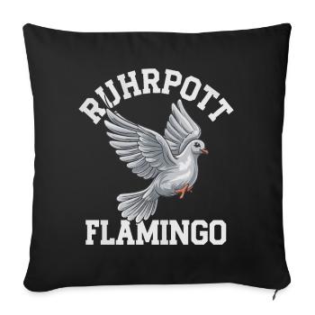 Rhénanie-du-Nord-Westphalie Rhénanie-du-Nord-Westphalie Rhénanie-du-Nord-Westphalie Allemagne Ruhrpott - Housse de coussin décorative 45 x 45 cm - noir - Devant