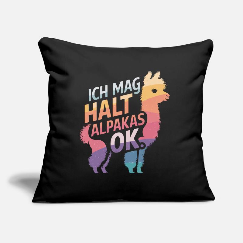 Alpaca llama alpacas animal Sofa pillowcase 17,3'' x 17,3'' (45 x 45 cm)