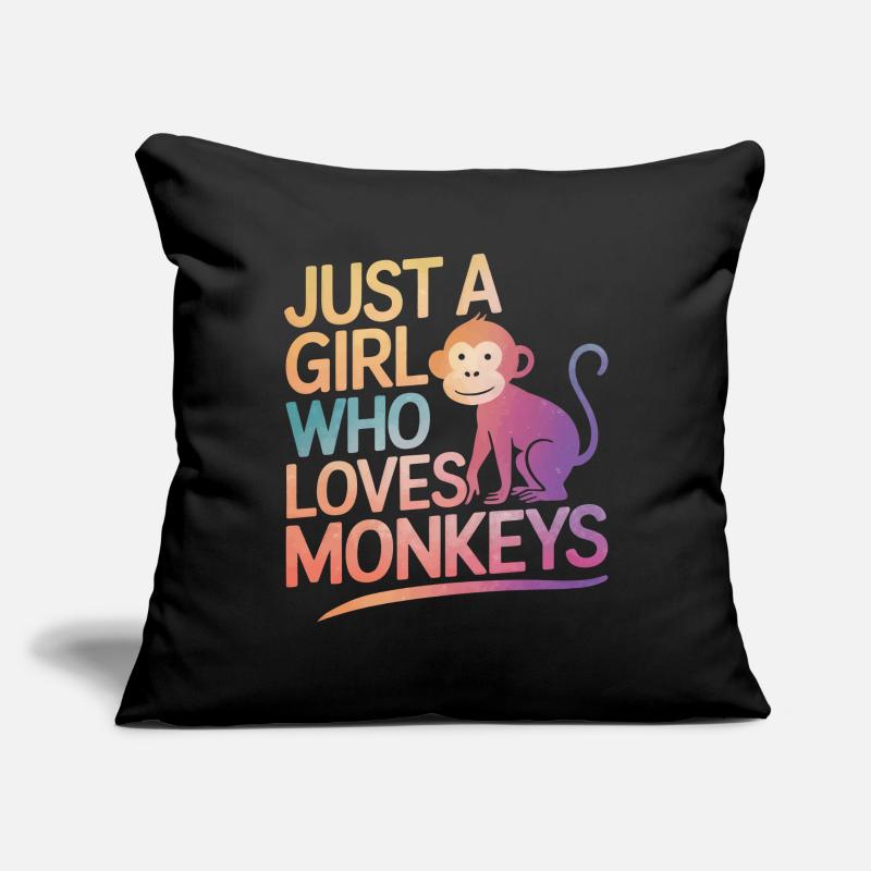 Monkey Monkey Animal Gorilla Chimpanzee Sofa pillowcase 17,3'' x 17,3'' (45 x 45 cm)