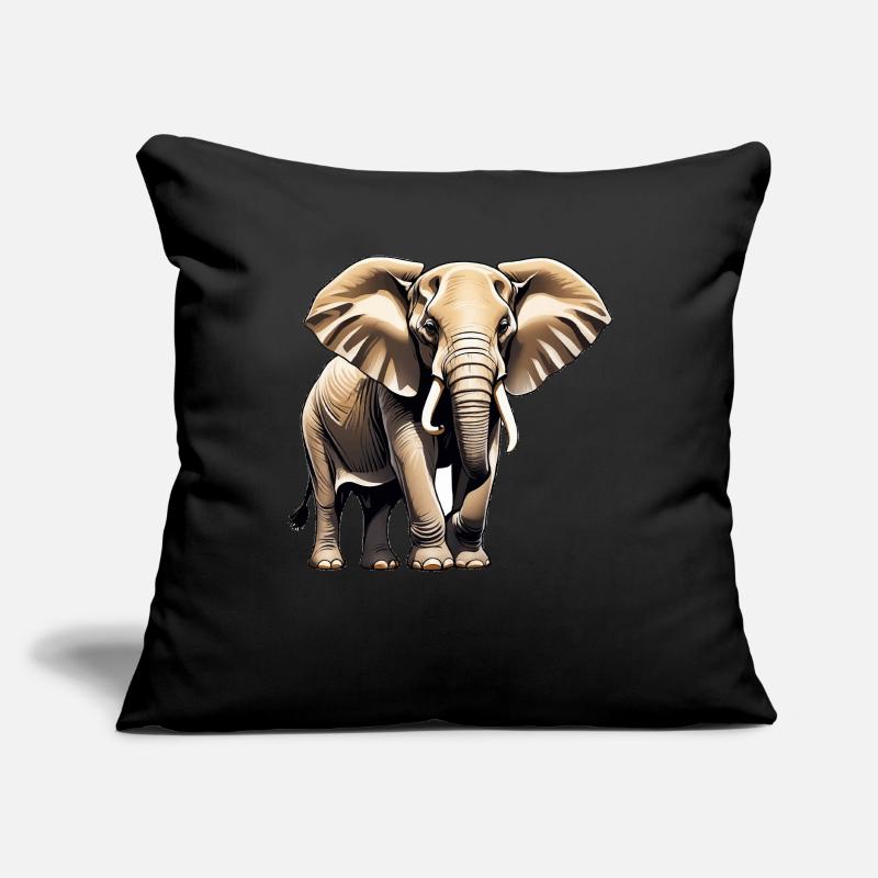 Elefant - Tier Design Sofakissenbezug 45 x 45 cm