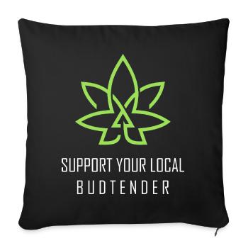 Funny Stoner Outfits - Sofa pillowcase 17,3'' x 17,3'' (45 x 45 cm) - black - Front