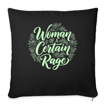 Feminism Saying Shirt for Strong Women - Sofa pillowcase 17,3'' x 17,3'' (45 x 45 cm) - black - Front