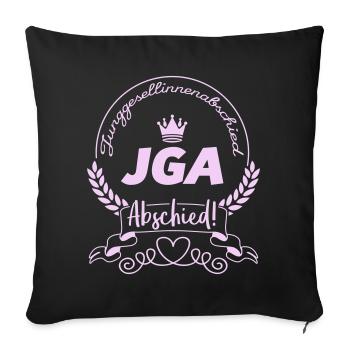 junggesellinnenabschied- - Sofakissenbezug 45 x 45 cm - Schwarz - Vorne