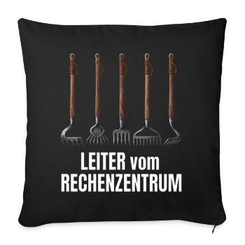 Leiter Vom Rechenzentrum Gartenarbeit Gärtner - Sofakissenbezug 45 x 45 cm - Schwarz - Vorne