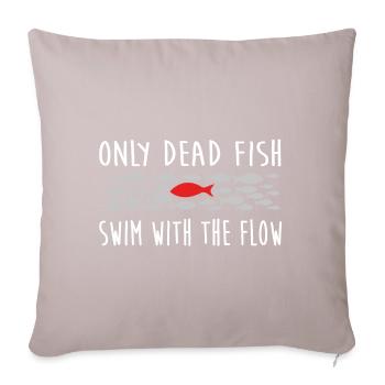 self-confidence - Sofa pillowcase 17,3'' x 17,3'' (45 x 45 cm) - light taupe - Front