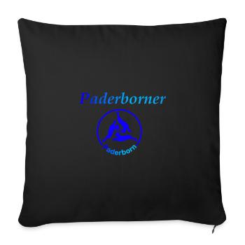 Paderborner - Sofakissenbezug 45 x 45 cm - Schwarz - Vorne