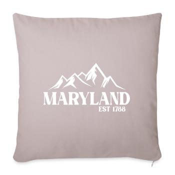 Maryland - Sofa pillowcase 17,3'' x 17,3'' (45 x 45 cm) - light taupe - Front