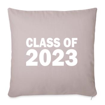 Class of 2023 - Sofakissenbezug 45 x 45 cm - helles Taupe - Vorne
