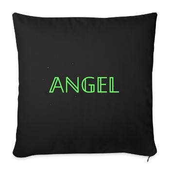 Ange v.3 | Original par. MMJ49 - Housse de coussin décorative 45 x 45 cm - noir - Devant