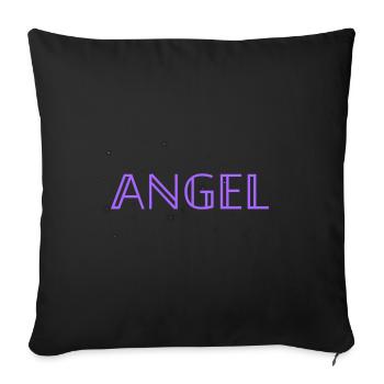 Ange v.2 | Original par. MMJ49 - Housse de coussin décorative 45 x 45 cm - noir - Devant