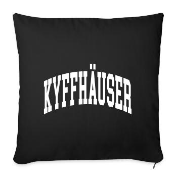 Kyffhäuser - Sofa pillowcase 17,3'' x 17,3'' (45 x 45 cm) - black - Front