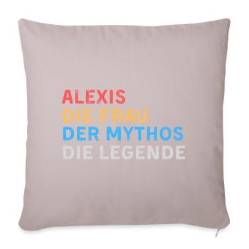 Alexis Fau Mythos Legende - Sofakissenbezug 45 x 45 cm - helles Taupe - Vorne