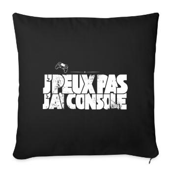 J'Peux Pas J'Ai Console - Housse de coussin décorative 45 x 45 cm - noir - Devant