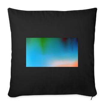Joyeux été 137 - Housse de coussin décorative 45 x 45 cm - noir - Devant