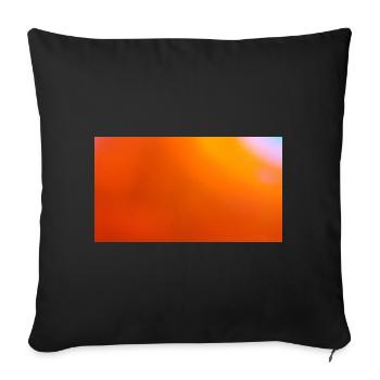 Ensoleillement 130 - Housse de coussin décorative 45 x 45 cm - noir - Devant