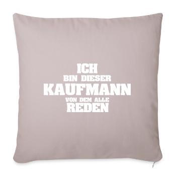Businessman as a profession - Sofa pillowcase 17,3'' x 17,3'' (45 x 45 cm) - light taupe - Front