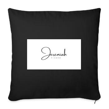 Jeremiah Fisher - Sofa pillowcase 17,3'' x 17,3'' (45 x 45 cm) - black - Front