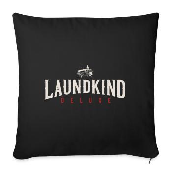 Laundkind - Housse de coussin décorative 45 x 45 cm - noir - Devant