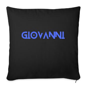 Giovanni - Housse de coussin décorative 45 x 45 cm - noir - Devant