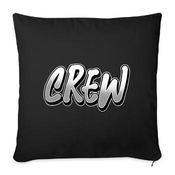 équipage - Housse de coussin décorative 45 x 45 cm - noir - Devant