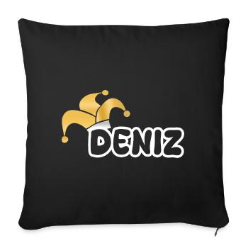 Carnival Deniz - Sofa pillowcase 17,3'' x 17,3'' (45 x 45 cm) - black - Front