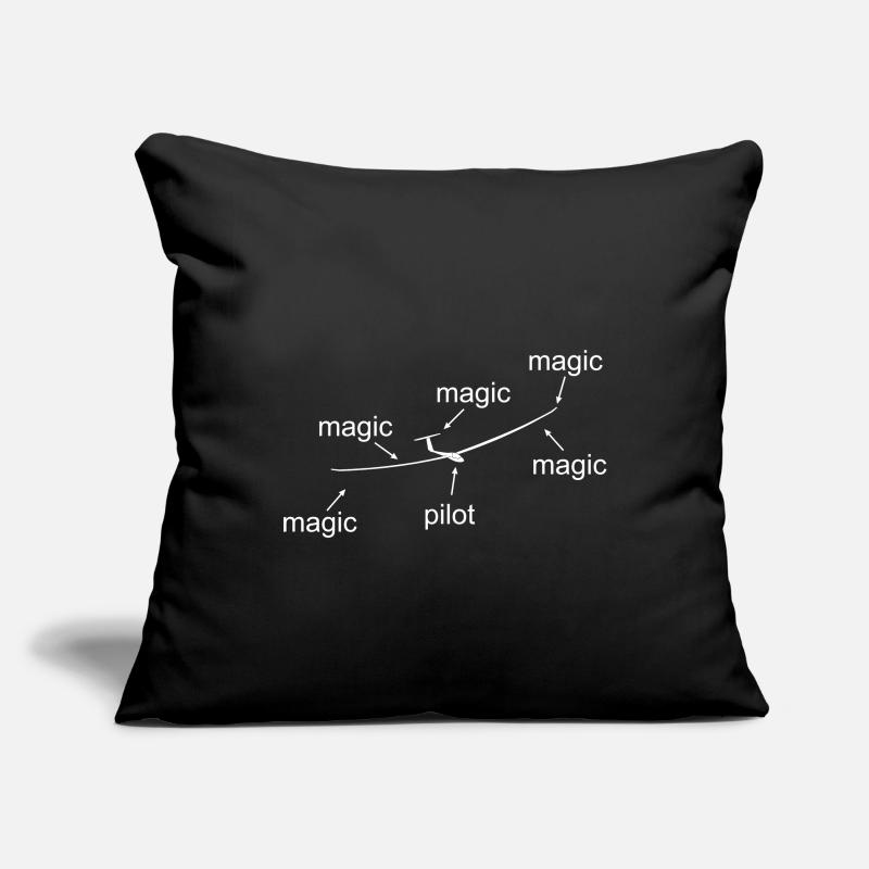 Magic buoyancy pilot glider gliding funny Sofa pillowcase 17,3'' x 17,3'' (45 x 45 cm)