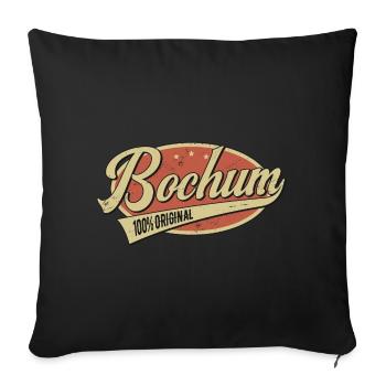 Bochum Bochumer Original - Sofakissenbezug 45 x 45 cm - Schwarz - Vorne