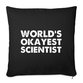 Le scientifique le plus correct du monde - Housse de coussin décorative 45 x 45 cm - noir - Devant