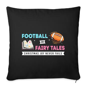Expectant Mom Christmas Gender Reveal - Sofa pillowcase 17,3'' x 17,3'' (45 x 45 cm) - black - Front
