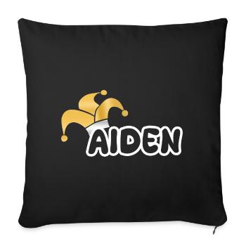 Carnival Aiden - Sofakissenbezug 45 x 45 cm - Schwarz - Vorne