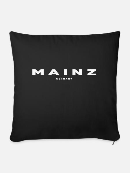 Mainz - Sofakissenbezug 45 x 45 cm - Schwarz