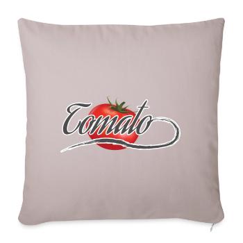 tomato - Sofa pillowcase 17,3'' x 17,3'' (45 x 45 cm) - light taupe - Front