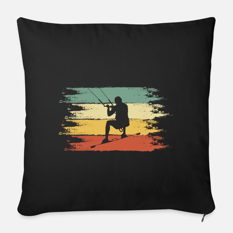 Kiter - Sofakissenbezug 45 x 45 cm - Schwarz